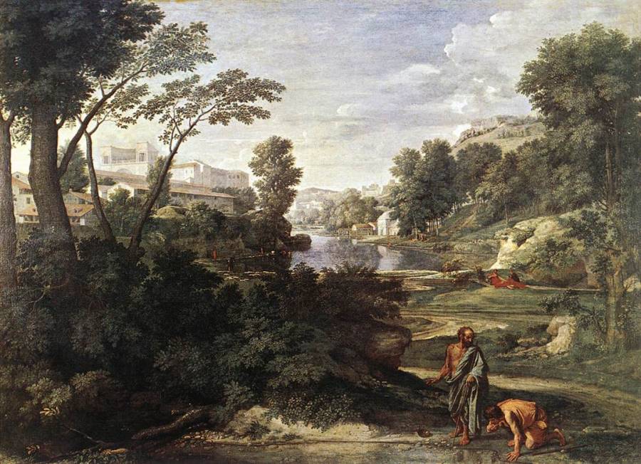 Poussin Nicolas - Landscape with Diogenes.jpg